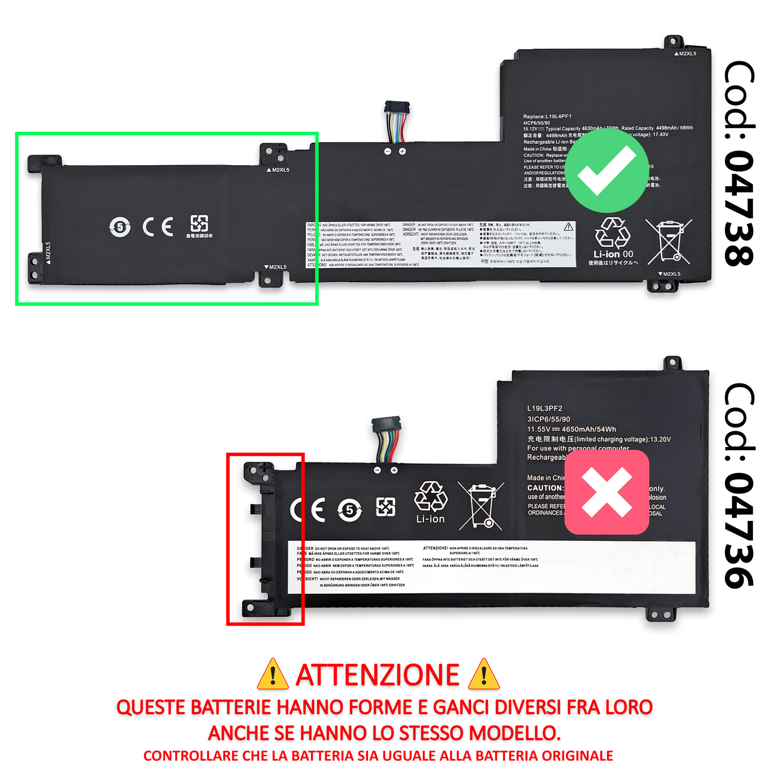Batteria L19L4PF1