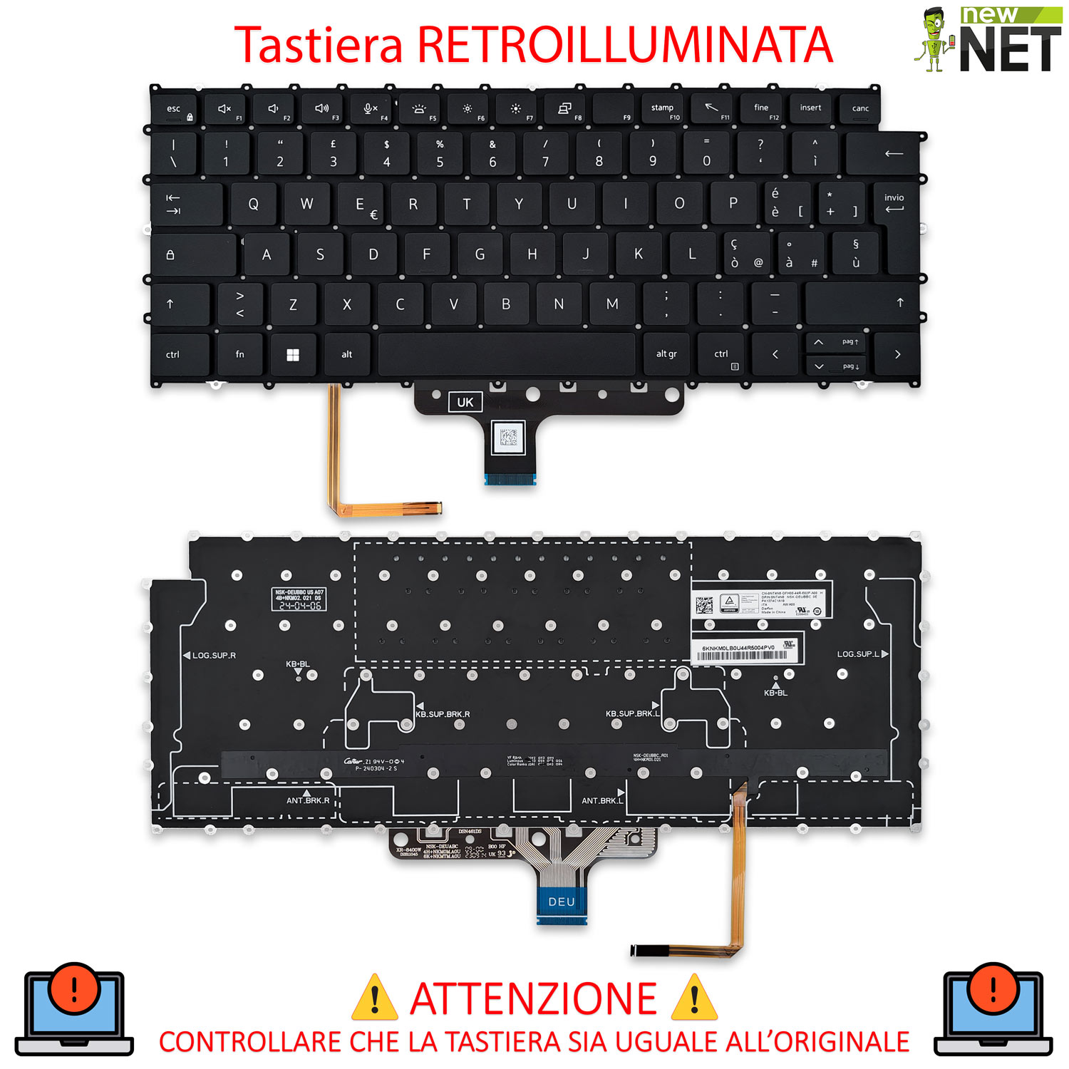 Tastiera Dell Precision 5470