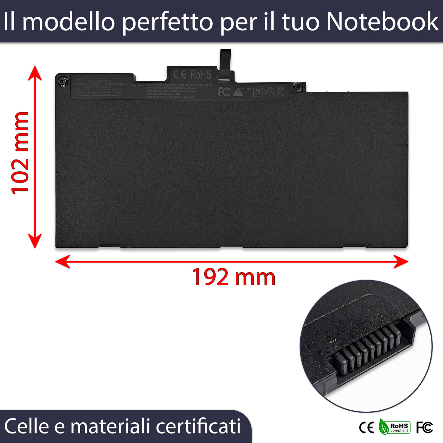 Batteria Premium CS03XL